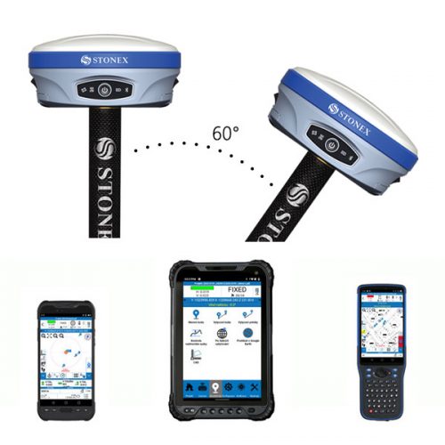 GNSS Stonex S900A s kontrolní jednotkou - kompletní sestava